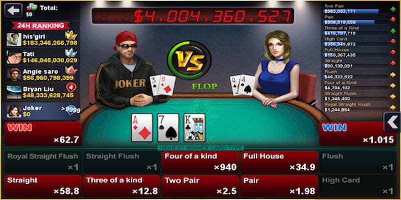 Poker Bull Bongvip - Hướng dẫn quy tắc chơi siêu hấp dẫn
